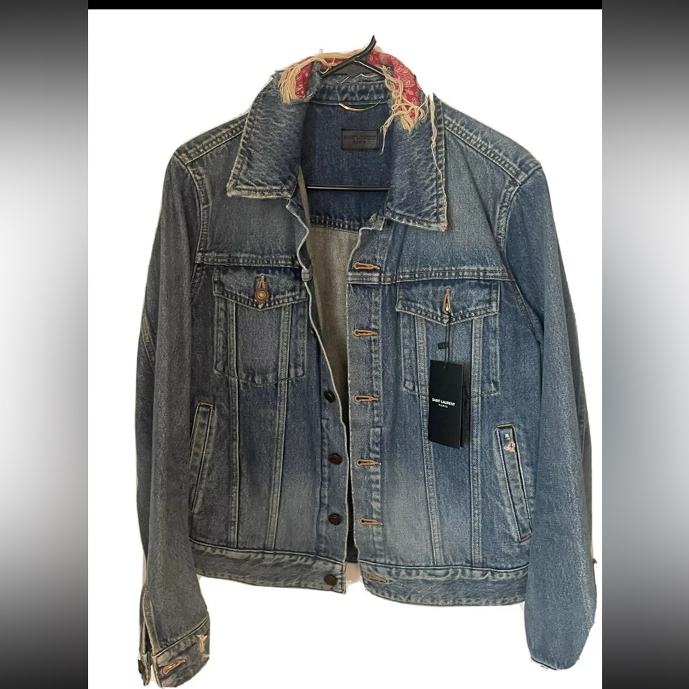 Saint Laurent Denim Trucker Jacket (YSL)